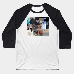 444 angel number aesthetic collage Baseball T-Shirt